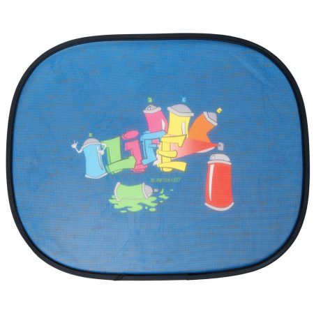 Napfényvédő fólia oldalablakra 2 db - öntapadós - 44x36 cm Graffiti - WALSER
