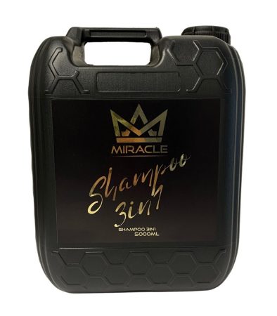 Autósampon koncentrátum viasszal és szárítóval 5 l - MIRACLE SHAMPOO 3in1