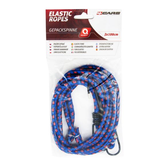 Gumipók 100 cm, 2 db-os, acélkampós - 90427 Gumipók 100 cm, 2 db-os, acélkampós - 90427