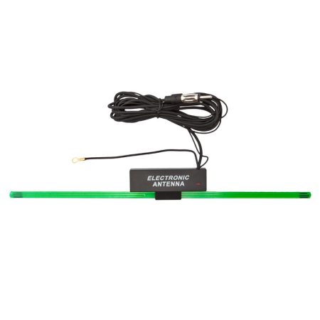 Antenna, belső, elektromos, erősítővel 35 cm, DIN - 91110