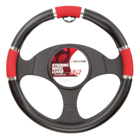 Volánvédő 37-39 cm fekete, piros betétekkel - 92254 Volánvédő 37-39 cm fekete, piros betétekkel - 92254