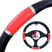 Volánvédő 37-39 cm fekete, piros betétekkel - 92254