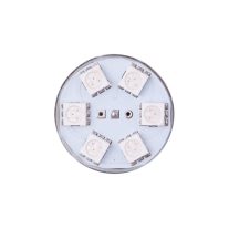 Izzó 6LED 12V S25-5050SMD BA15S piros, 2 db - 92469