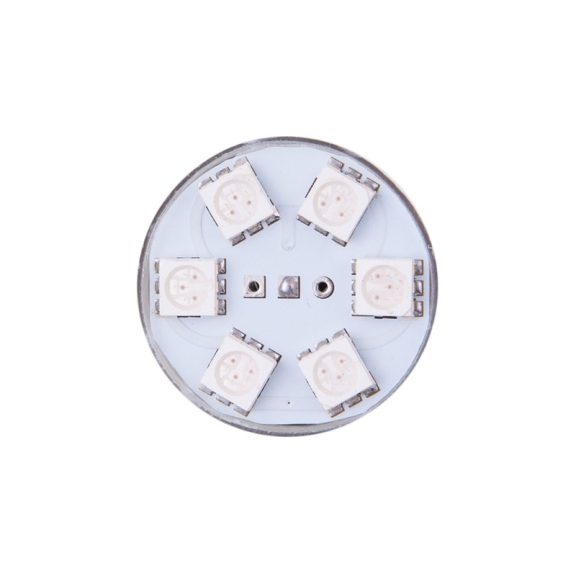 Izzó 6LED 12V S25-5050SMD BA15S piros, 2 db - 92469 Izzó 6LED 12V S25-5050SMD BA15S piros, 2 db - 92469