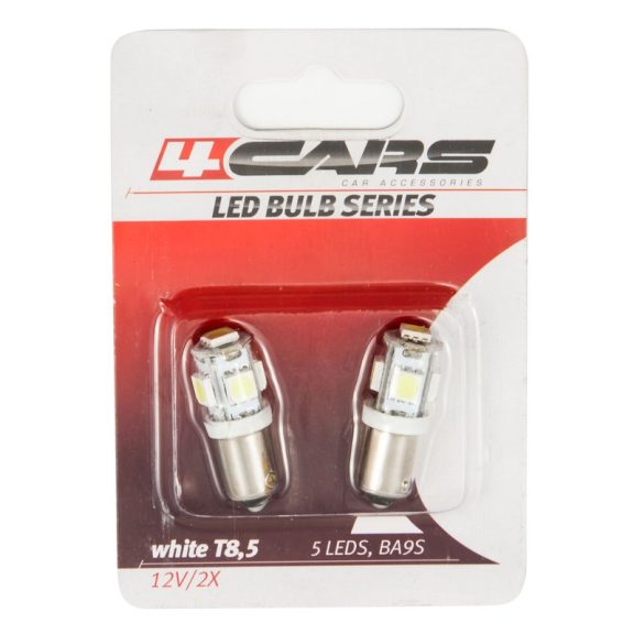 Izzó 5LED 12V 5050SMD T8,5, 2 db - 92483 Izzó 5LED 12V 5050SMD T8,5, 2 db - 92483