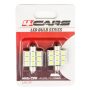 Izzó 9LED 12V FESTOON 5050SMD T11x36 mm, 2 db - 92490