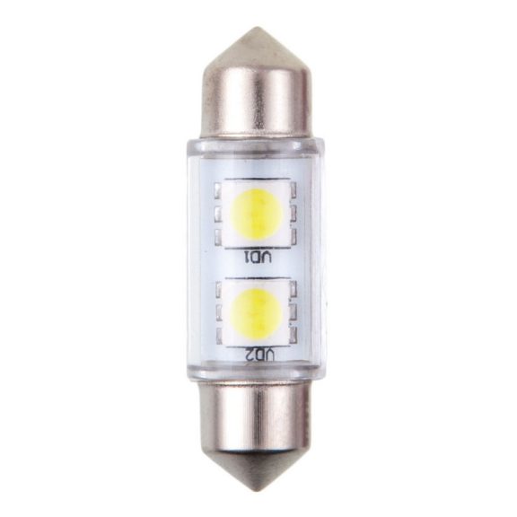 Izzó 2LED 12V FESTOON SMD T11x36 mm, 2 db - 92506 Izzó 2LED 12V FESTOON SMD T11x36 mm, 2 db - 92506