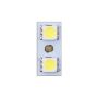 Izzó 2LED 12V 5050SMD T10, 2 db - 92520