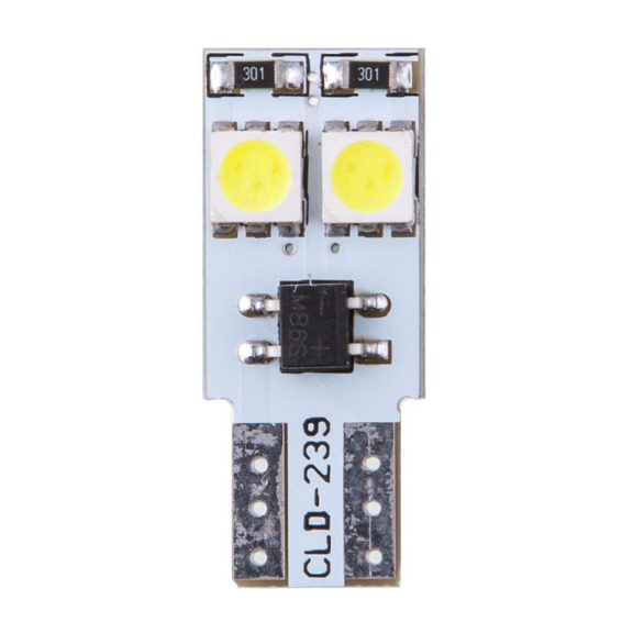 Izzó 4LED 12V CANBUS 5050SMD T10, 2 db - 92537 Izzó 4LED 12V CANBUS 5050SMD T10, 2 db - 92537