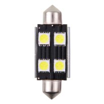 Izzó 4LED 12V FESTOON CANBUS 5050SMD T11x42 mm - 92551