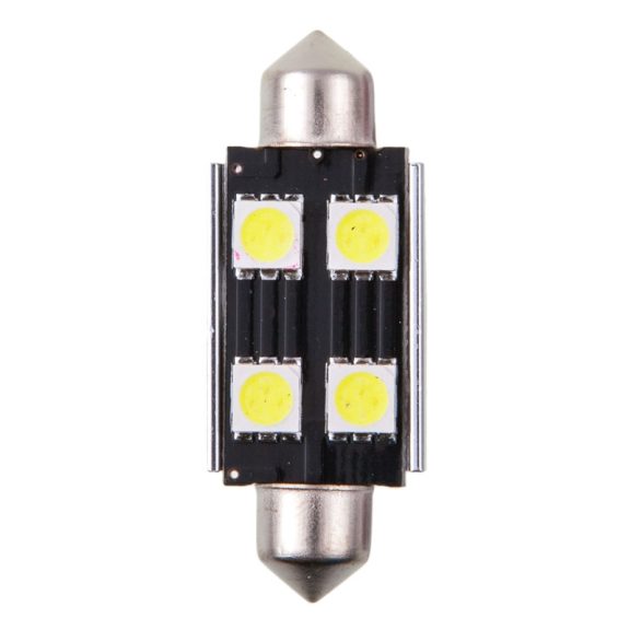 Izzó 4LED 12V FESTOON CANBUS 5050SMD T11x42 mm - 92551 Izzó 4LED 12V FESTOON CANBUS 5050SMD T11x42 mm - 92551