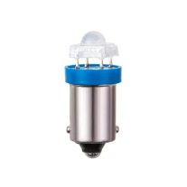 Izzó 1LED 12V BA9S kék, 2 db - 92674