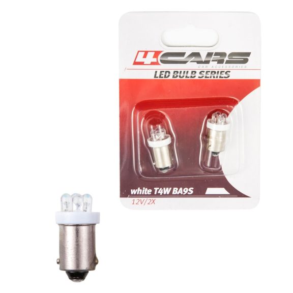 Izzó 4LED 12V BA9S, 2 db - 92681 Izzó 4LED 12V BA9S, 2 db - 92681