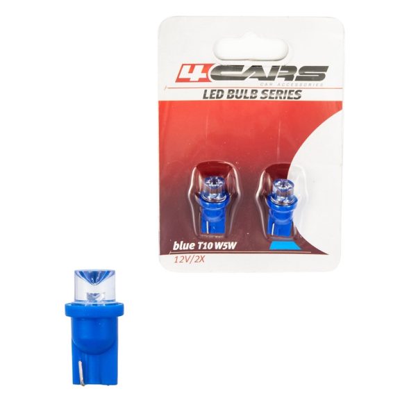 Izzó 1LED 12V T10, kék, 2 db - 92711 Izzó 1LED 12V T10, kék, 2 db - 92711