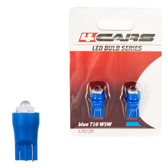 Izzó 1LED12V T10 kék, 2 db - 92735 Izzó 1LED12V T10 kék, 2 db - 92735