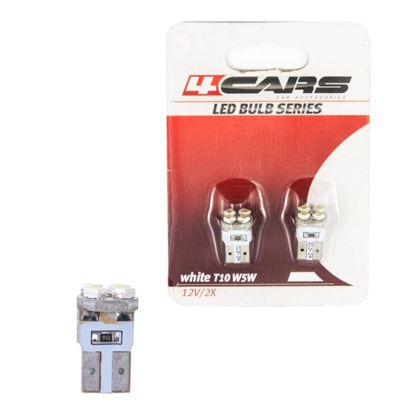 Izzó 4LED 12V T10, 2 db - 92773 Izzó 4LED 12V T10, 2 db - 92773