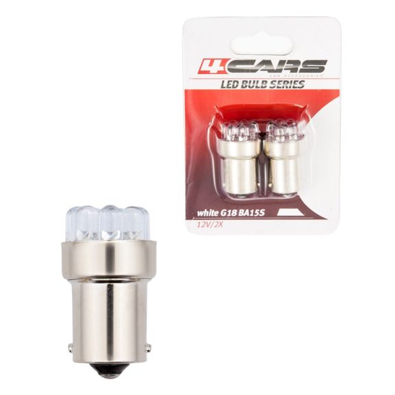 Izzó 8LED 12V G18, 2 db - 92780 Izzó 8LED 12V G18, 2 db - 92780
