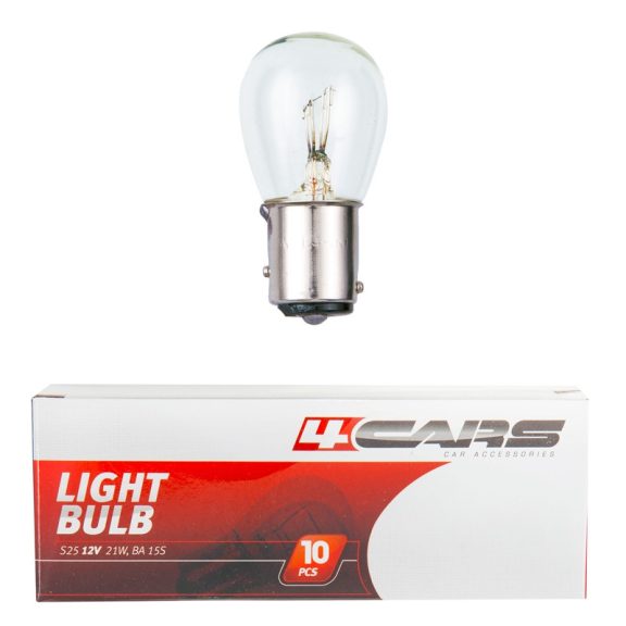 Izzó S25 12V/21W BA15s - 10 db - 92872 Izzó S25 12V/21W BA15s - 10 db - 92872