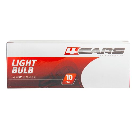 Izzó S25 12V/21W BA15s - 10 db - 92872 Izzó S25 12V/21W BA15s - 10 db - 92872