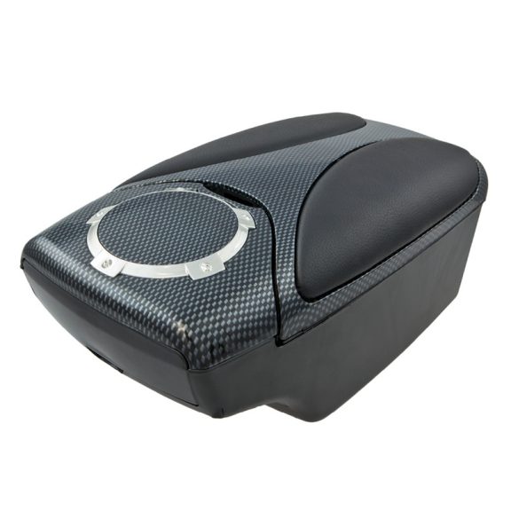 Könyöklő box 15 cm széles, fekete-carbon mintás - 93336 Könyöklő box 15 cm széles, fekete-carbon mintás - 93336