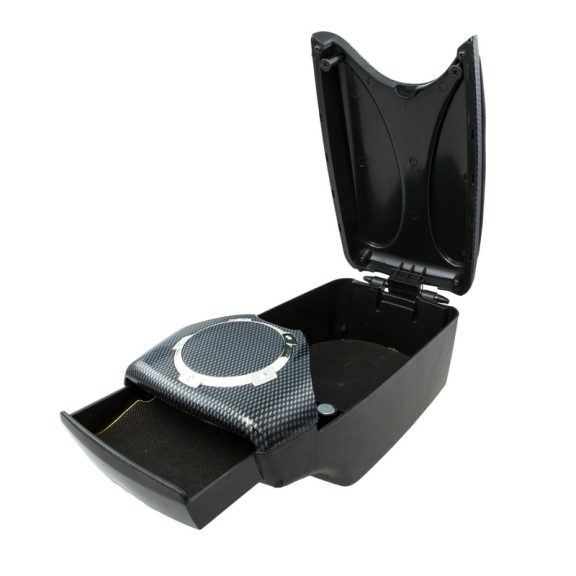 Könyöklő box 15 cm széles, fekete-carbon mintás - 93336 Könyöklő box 15 cm széles, fekete-carbon mintás - 93336