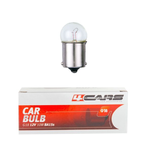Izzó G18 12V/10W BA15s - 10 db - 94135 Izzó G18 12V/10W BA15s - 10 db - 94135