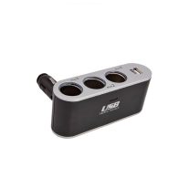 Szivargyújtó elosztó 3x12-24V, 1xUSB 5V/500 mA - 94159