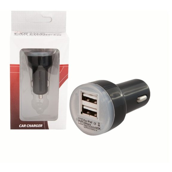 Szivargyújtós töltő 2 USB, 12-24V - 94616 Szivargyújtós töltő 2 USB, 12-24V - 94616