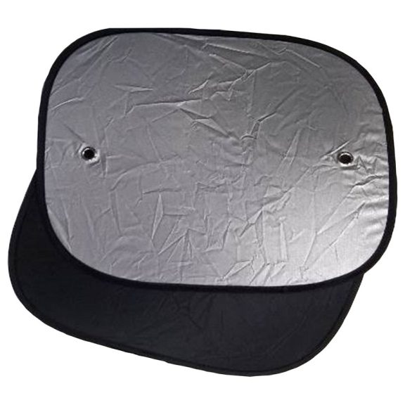 Napfényvédő oldalablakra 45x35 cm, 2 db, fekete-ezüst - 94760 Napfényvédő oldalablakra 45x35 cm, 2 db, fekete-ezüst - 94760