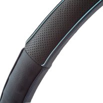 Volánvédő 37-39 cm, BŐR, fekete - 95040