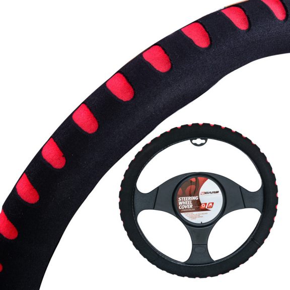 Volánvédő 37-39 cm, szivacsos, fekete-piros - 95194 Volánvédő 37-39 cm, szivacsos, fekete-piros - 95194