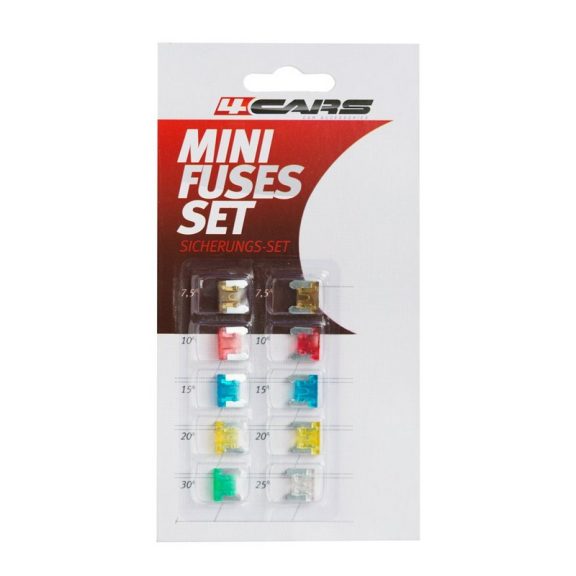 Biztosíték készlet, mikro késes, 10 db-os - 95255 Biztosíték készlet, mikro késes, 10 db-os - 95255