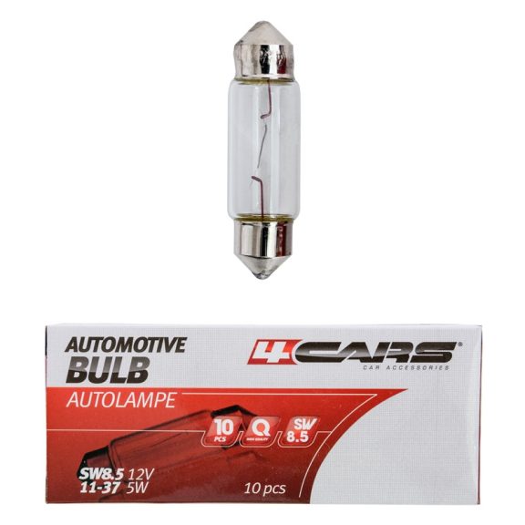 Izzó SW8.5 12V 5W 11x37 - 10 db - 95279 Izzó SW8.5 12V 5W 11x37 - 10 db - 95279