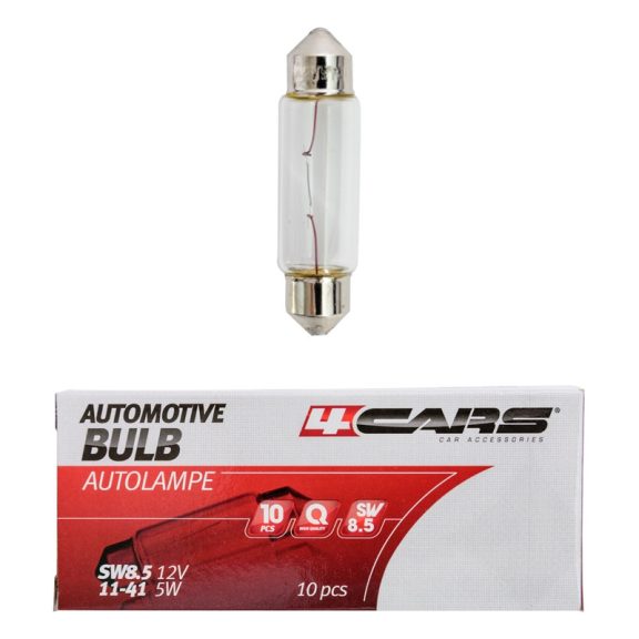 Izzó SW8.5 12V 5W 11x41 - 10 db - 95293 Izzó SW8.5 12V 5W 11x41 - 10 db - 95293