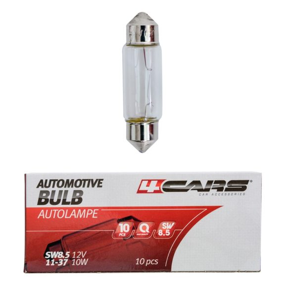 Izzó SW8.5 12V 10W 11x37 - 10 db - 95309 Izzó SW8.5 12V 10W 11x37 - 10 db - 95309
