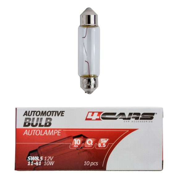 Izzó SW8.5 12V 10W 11x41 - 10 db - 95316 Izzó SW8.5 12V 10W 11x41 - 10 db - 95316