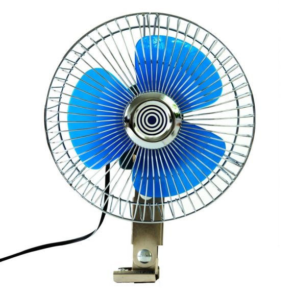 Ventilátor 12V, oszcilláló, fémrácsos, 17 cm - 95378 Ventilátor 12V, oszcilláló, fémrácsos, 17 cm - 95378