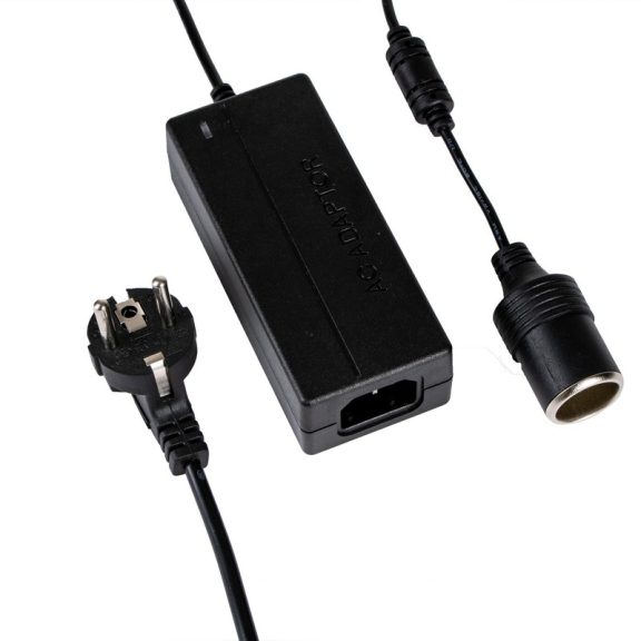 AC/DC adapter 230V-12V 5A 60W szivargyújtó aljzattal - 95934