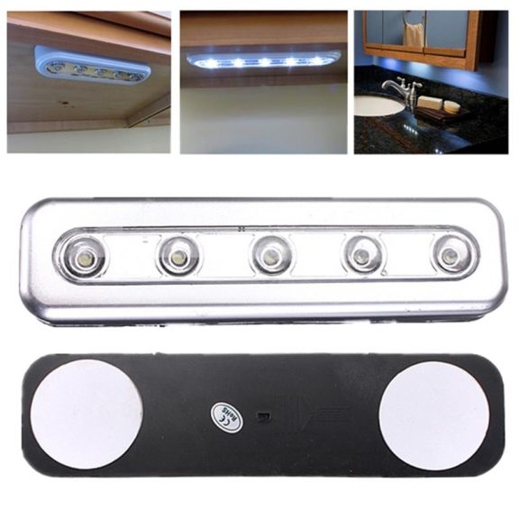 Univerzális, érintőkapcsolós 5 LED-es lámpa, elemes - 96603 Univerzális, érintőkapcsolós 5 LED-es lámpa, elemes - 96603