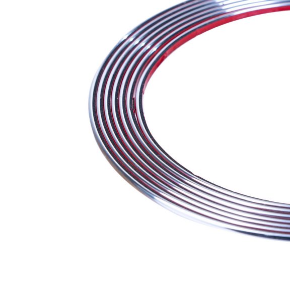 Ütközésvédő krómcsík, öntapadós, 4x3,5 mm, 4 m - 96610 Ütközésvédő krómcsík, öntapadós, 4x3,5 mm, 4 m - 96610