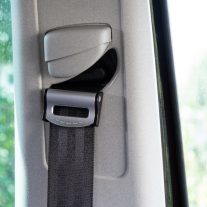   Biztonsági öv rögzítő csipesz 2 db ezüst-fekete - 96702