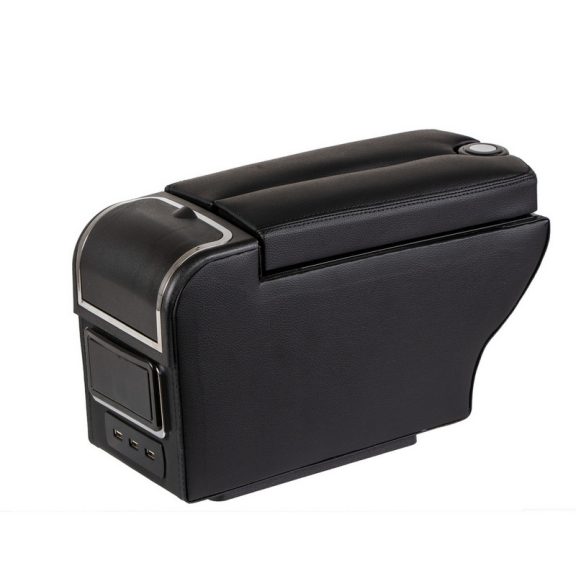Könyöklő box 6 USB port, 15 cm széles, fekete - 97181 Könyöklő box 6 USB port, 15 cm széles, fekete - 97181