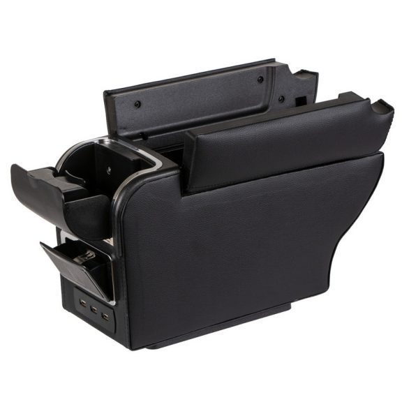 Könyöklő box 6 USB port, 15 cm széles, fekete - 97181 Könyöklő box 6 USB port, 15 cm széles, fekete - 97181