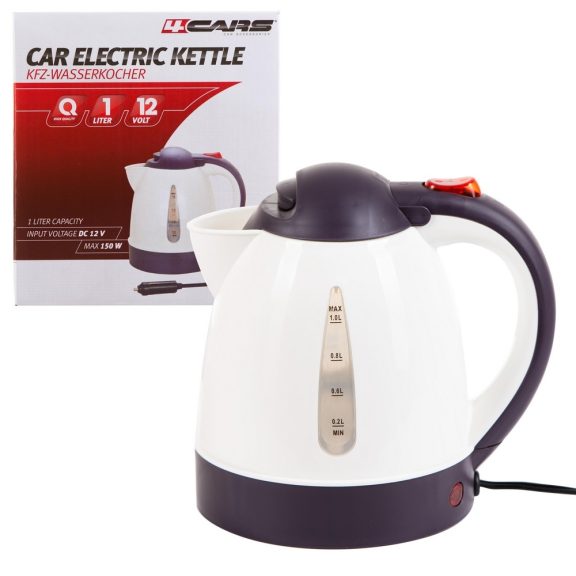 Vízforraló 12V 1 l 150W szivargyújtós - 98065 Vízforraló 12V 1 l 150W szivargyújtós - 98065