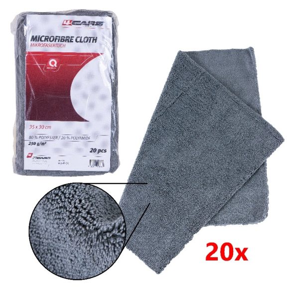 Mikroszálas kendő csomag 20 db-os 35x30 cm szegély nélküli - 98331 Mikroszálas kendő csomag 20 db-os 35x30 cm szegély nélküli - 98331