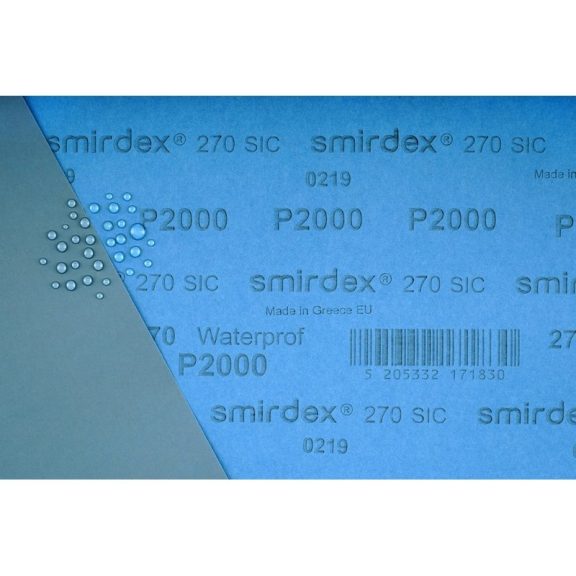 Csiszolópapír, vizes Smirdex 270 P320